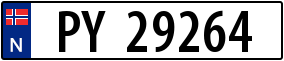 Truck License Plate
